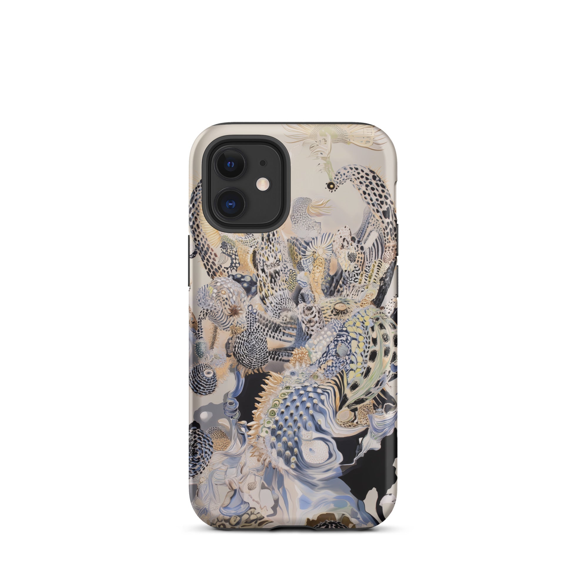 Chimera Surreal Alien Sea Creatures Iphone Case, 12 Mini / Matte, Abstract Patterned Phone Case
