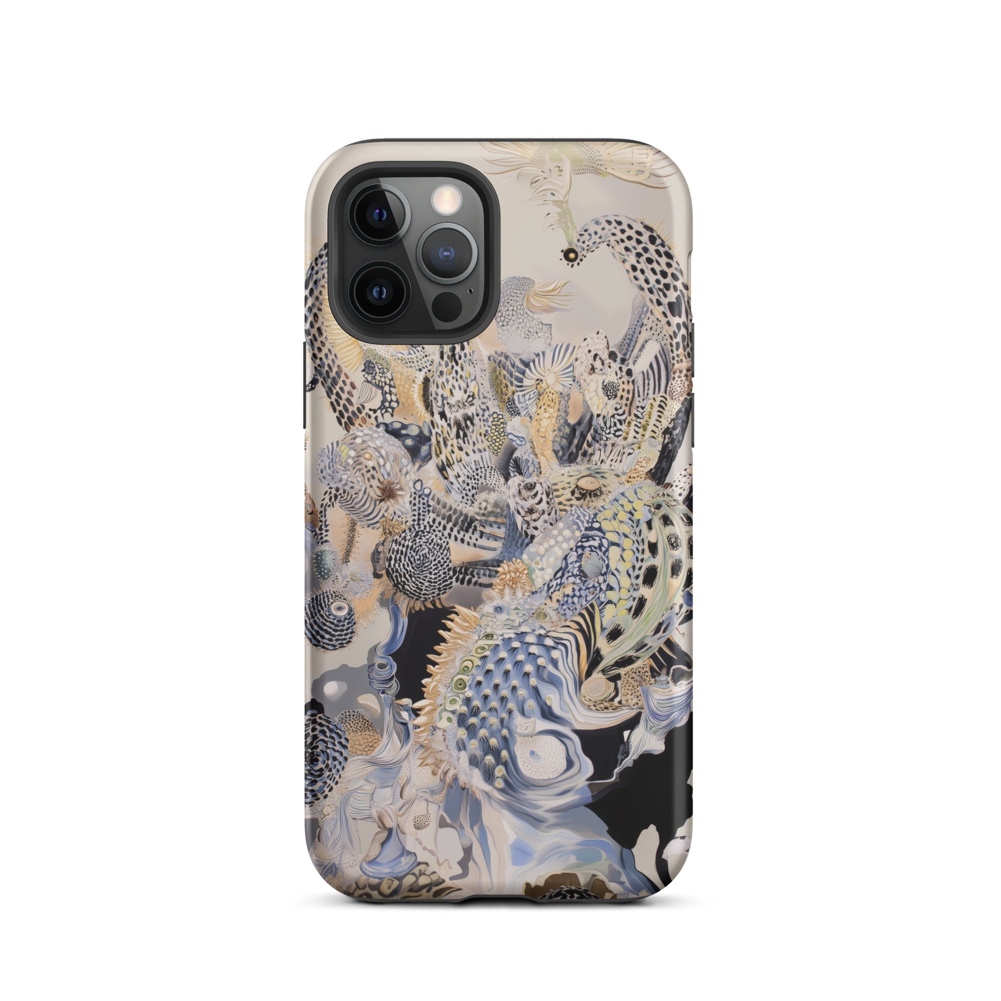 Chimera Surreal Alien Sea Creatures Iphone Case, 12 Pro / Matte, Artistic Patterned Phone Case