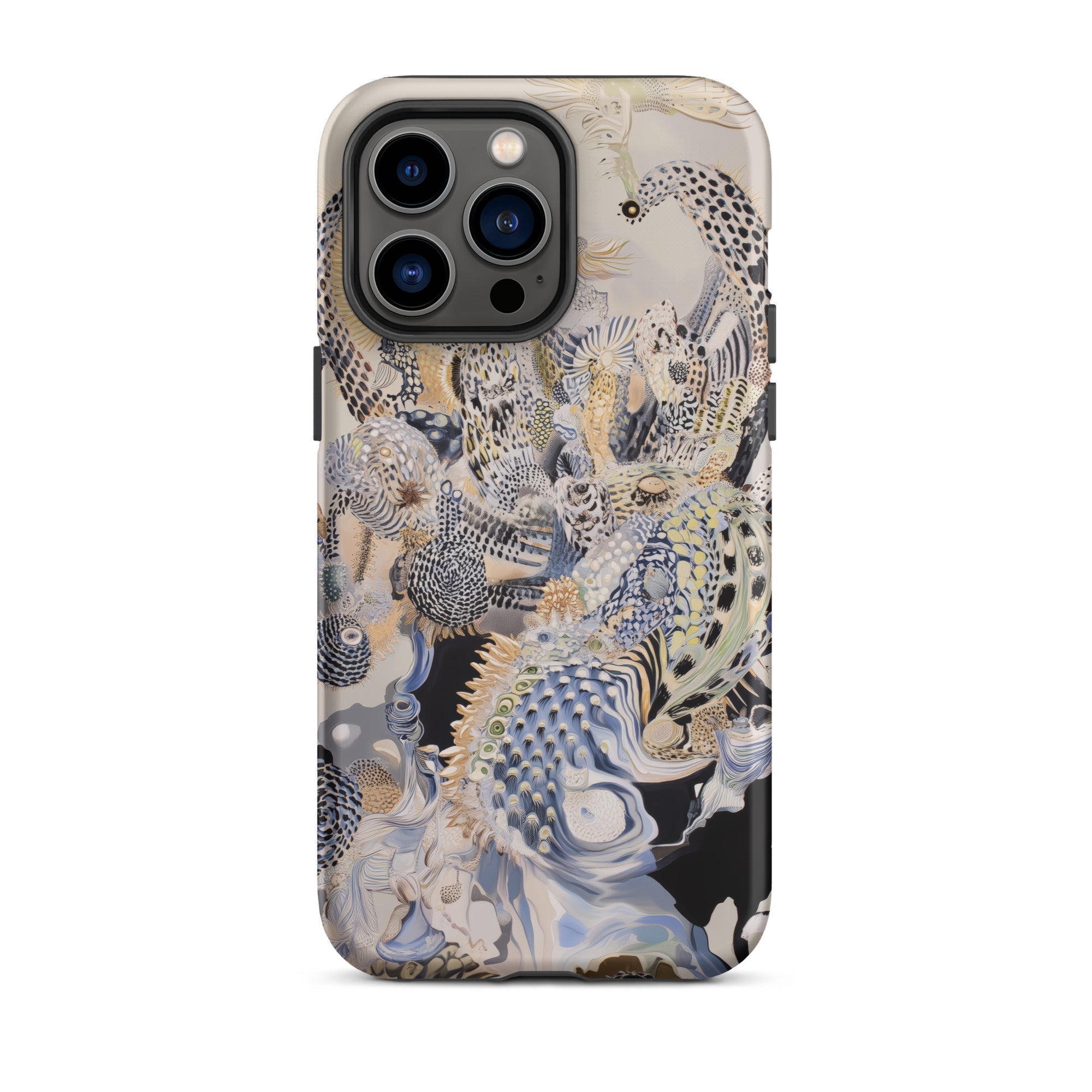 Chimera Surreal Alien Sea Creatures Iphone Case, 14 Pro Max / Matte, Abstract Patterned Phone Case