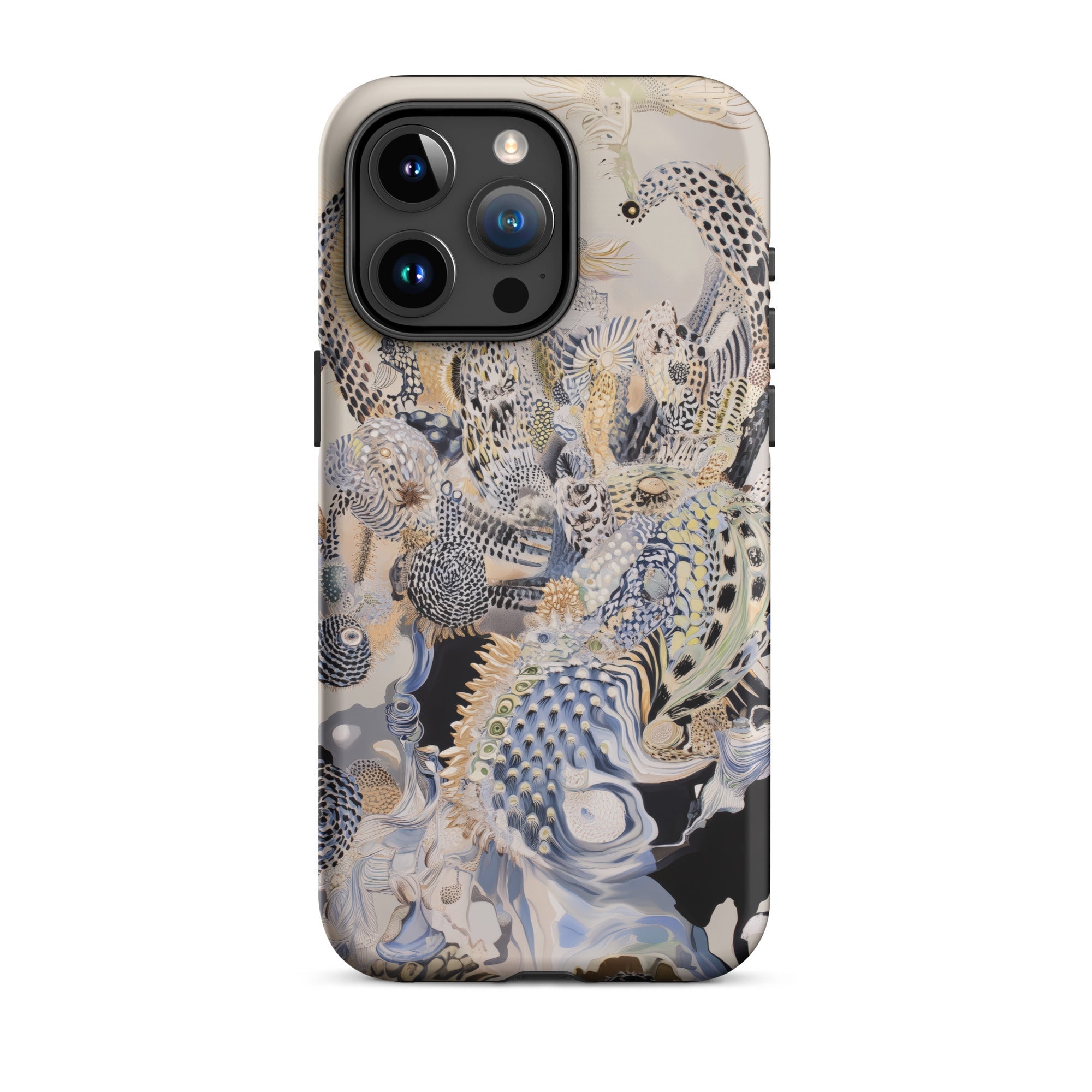 Chimera Surreal Alien Sea Creatures Iphone Case, 15 Pro Max / Matte, Artistic Patterned Phone Case