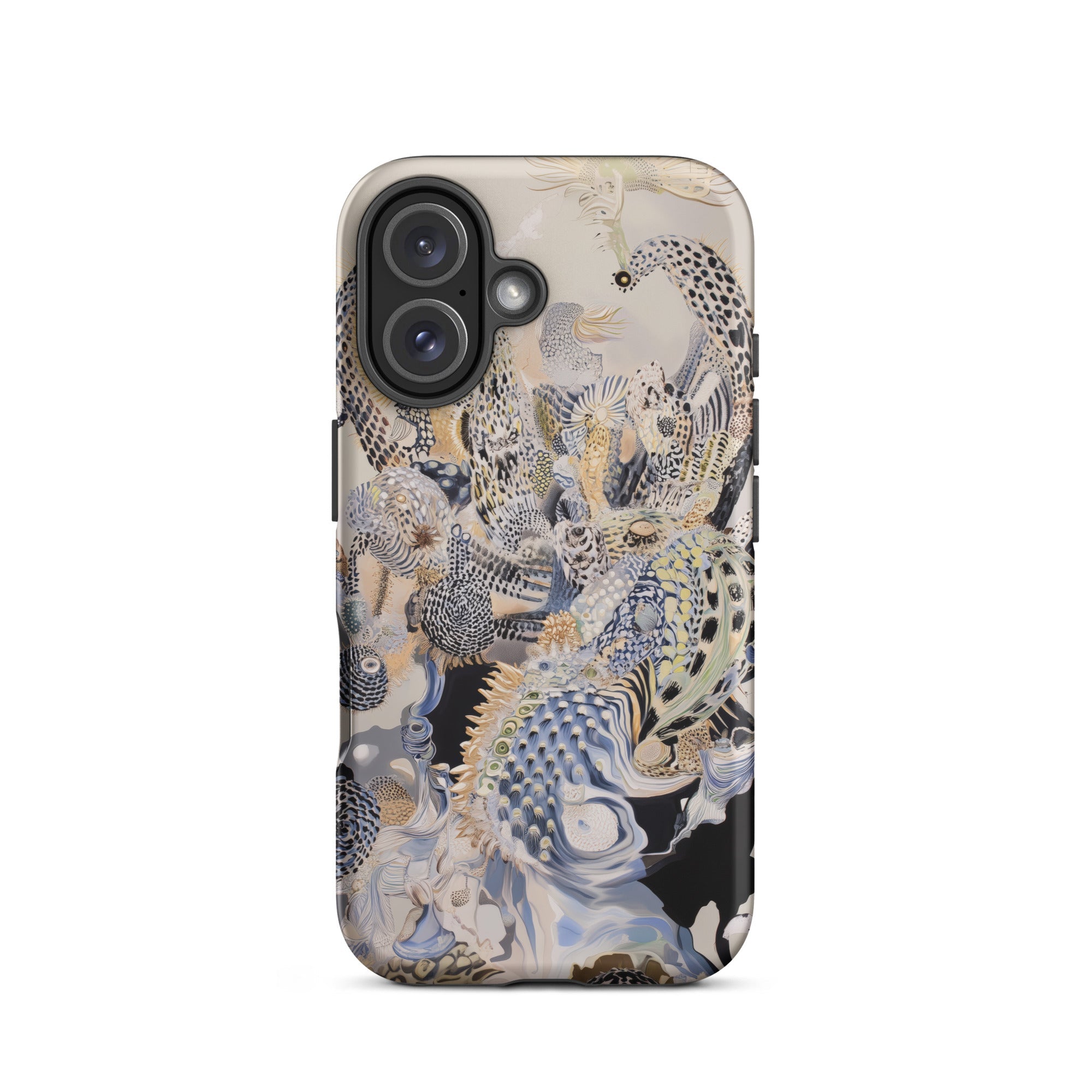 Chimera Surreal Alien Sea Creatures Iphone Case, 16 / Matte, Artistic Patterned Phone Case