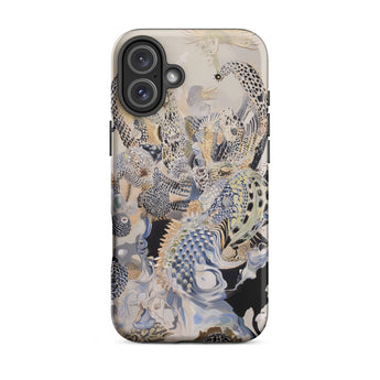 Chimera - Surreal Alien Sea Creatures Iphone Case, 16 Plus / Matte, Artistic Patterned Phone Case