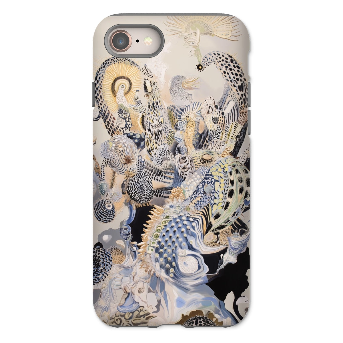 Chimera Surreal Alien Sea Creatures Iphone Case, 8 / Matte, Artistic Phone Case