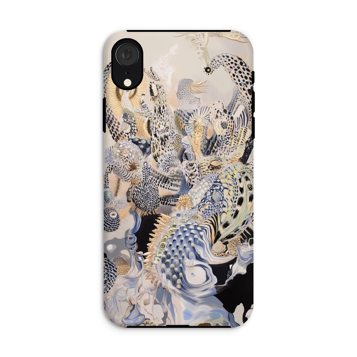 Chimera Surreal Alien Sea Creatures Iphone Case, Xr / Matte, Abstract Patterned Phone Case