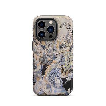 Chimera - Surreal Alien Sea Creatures Phone Case Iphone 14 Pro / Matte Iphone Case Abstract Pattern Surreal Alien Sea, Sea Creatures,
