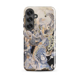 Chimera - Surreal Alien Sea Creatures Phone Case Samsung Galaxy S25 Plus / Gloss Phone Case Intricate Artistic Design Stylized Sea