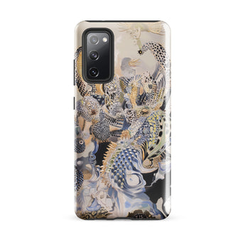 Chimera - Surreal Alien Sea Creatures Samsung Case, Galaxy S20 Fe / Gloss, Smartphone Case Intricate Abstract Organic Design Patterns