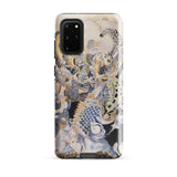 Chimera - Surreal Alien Sea Creatures Samsung Case, Galaxy S20 Plus / Gloss, Smartphone Case Intricate Abstract Pattern Feathers Scales
