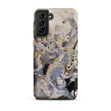 Chimera - Surreal Alien Sea Creatures Samsung Case, Galaxy S21 Plus / Matte, Smartphone Case Abstract Intricate Pattern Muted Dark Tones