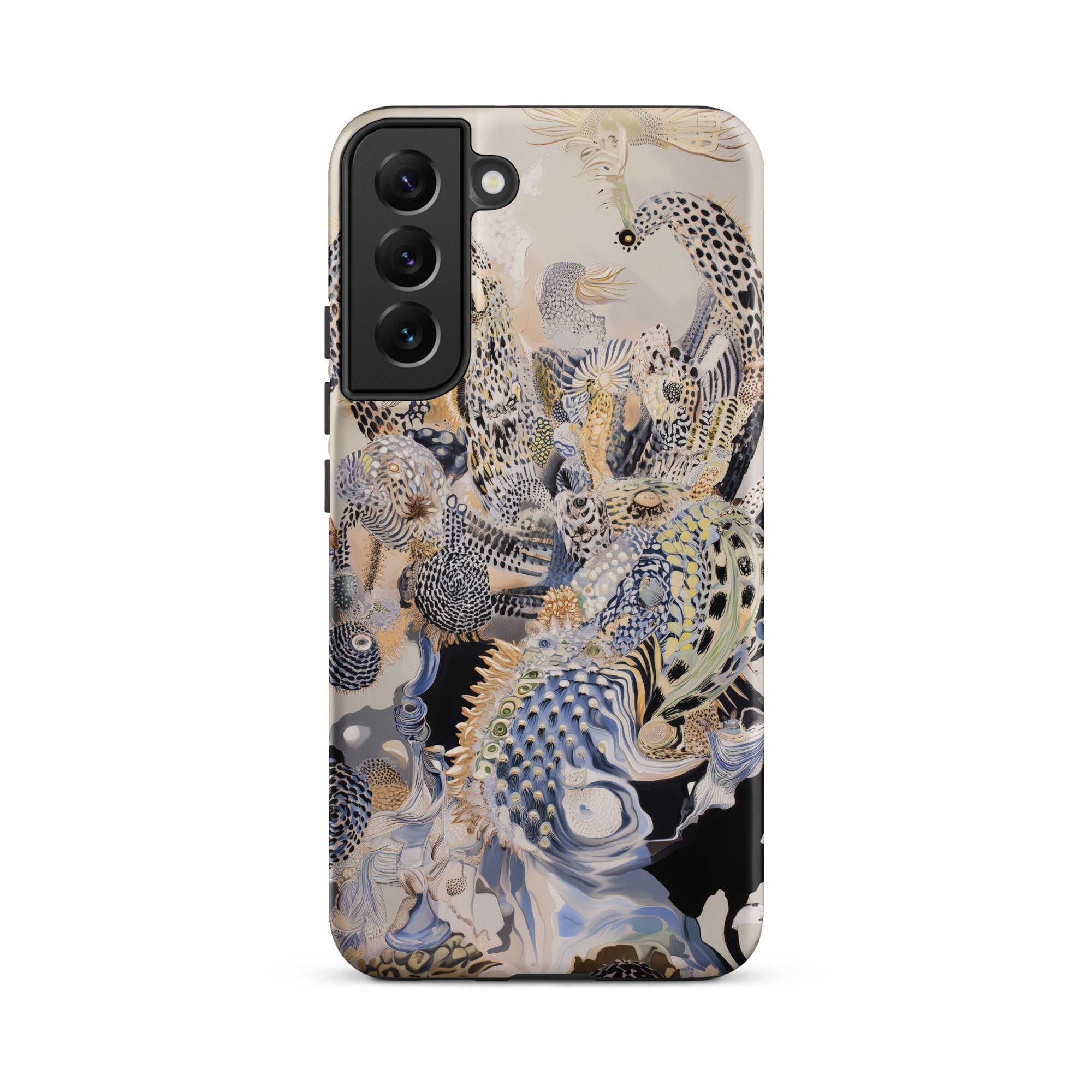 Chimera Surreal Alien Sea Creatures Samsung Case, Galaxy S22 Plus / Matte, Smartphone Case Intricate Multi Colored Abstract Design