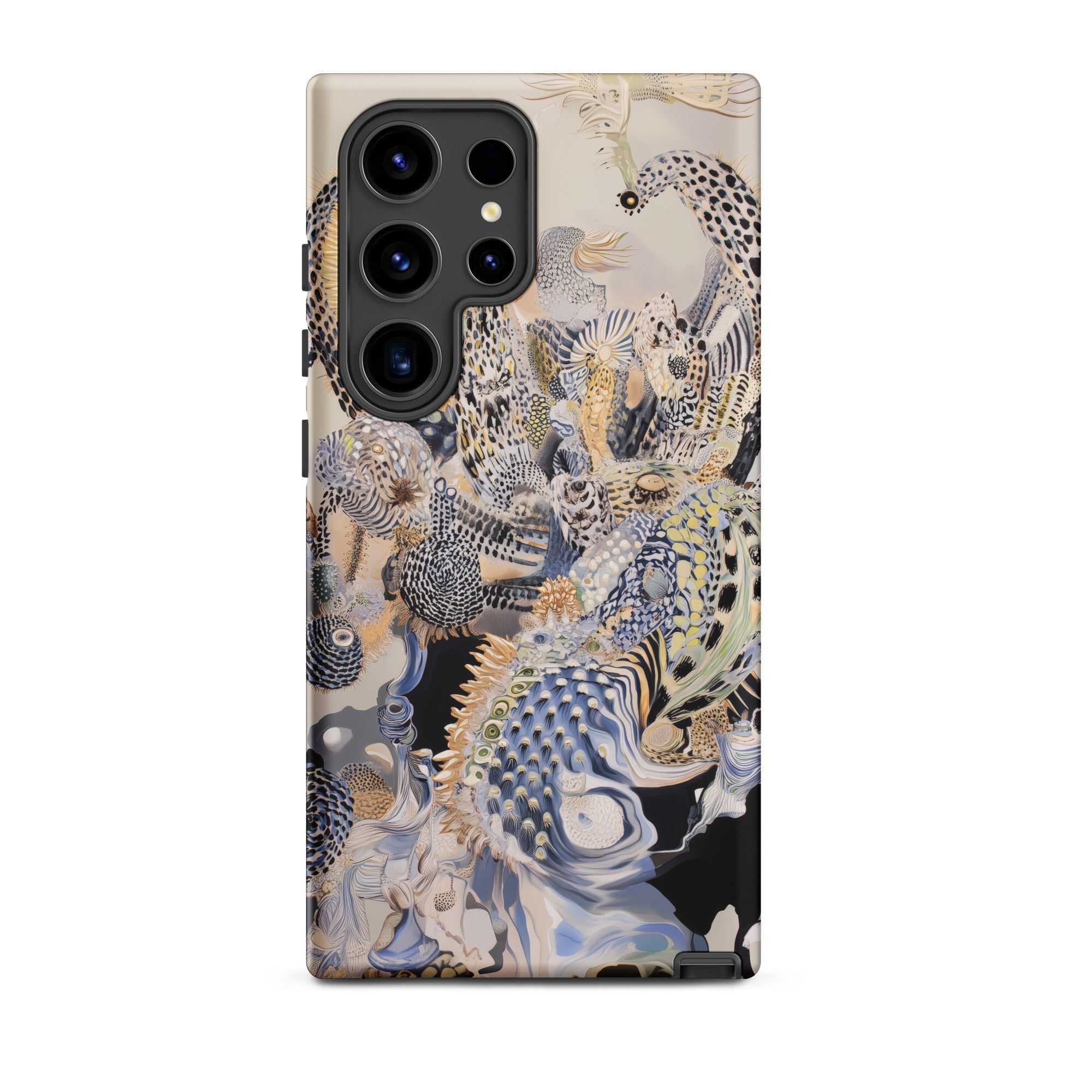Chimera Surreal Alien Sea Creatures Samsung Case, Galaxy S24 Ultra / Matte, Smartphone Case Abstract Nature Inspired Design Muted Color