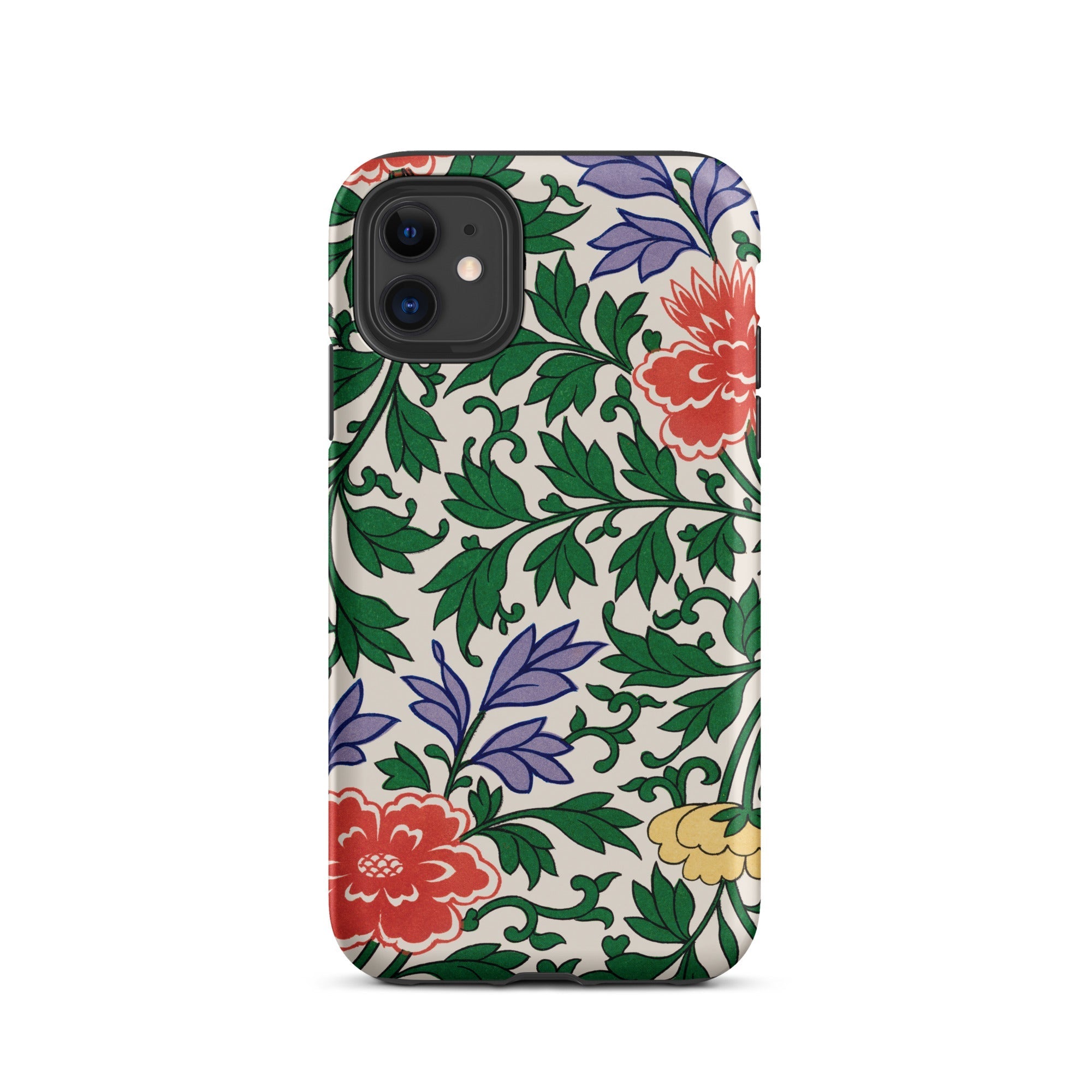 Chinese Aesthetic Botanical Pattern Owen Jones Iphone Case, 11 / Matte, Floral Patterned Phone Case