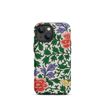 Chinese Aesthetic Botanical Pattern - Owen Jones Iphone Case, 13 Mini / Matte, Floral Patterned Phone Case