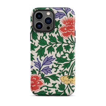 Chinese Aesthetic Botanical Pattern - Owen Jones Iphone Case, 13 Pro Max / Matte, Floral Patterned Phone Case