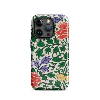 Chinese Aesthetic Botanical Pattern - Owen Jones Iphone Case, 15 Pro / Matte, Floral Patterned Phone Case