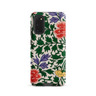 Chinese Aesthetic Botanical Pattern Owen Jones Samsung Case, Galaxy S20 / Matte, Smartphone Case Red Purple Yellow Floral Pattern White