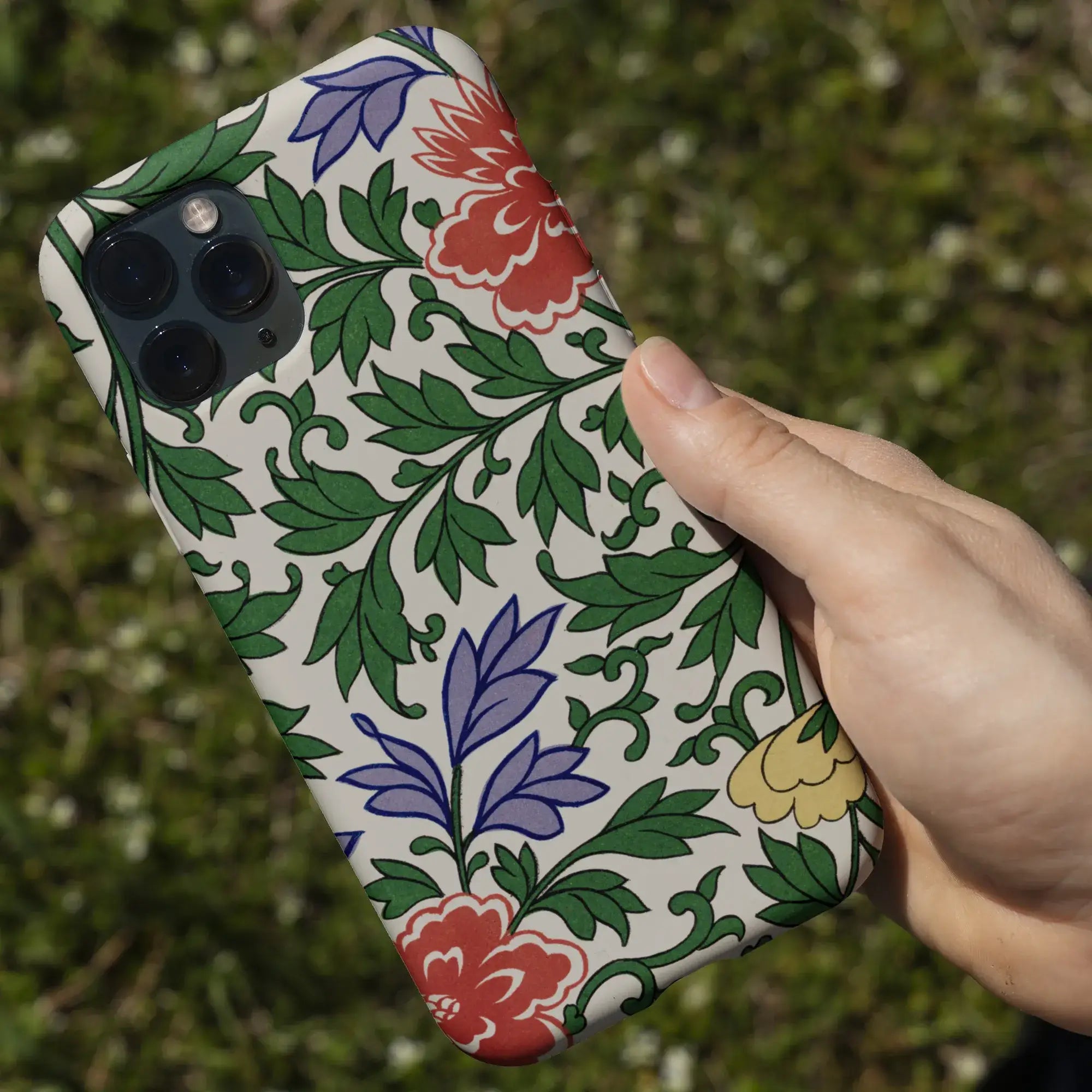 Chinese Aesthetic Botanical Pattern Phone Case - Owen Jones - Mobile Phone Cases - Aesthetic Art