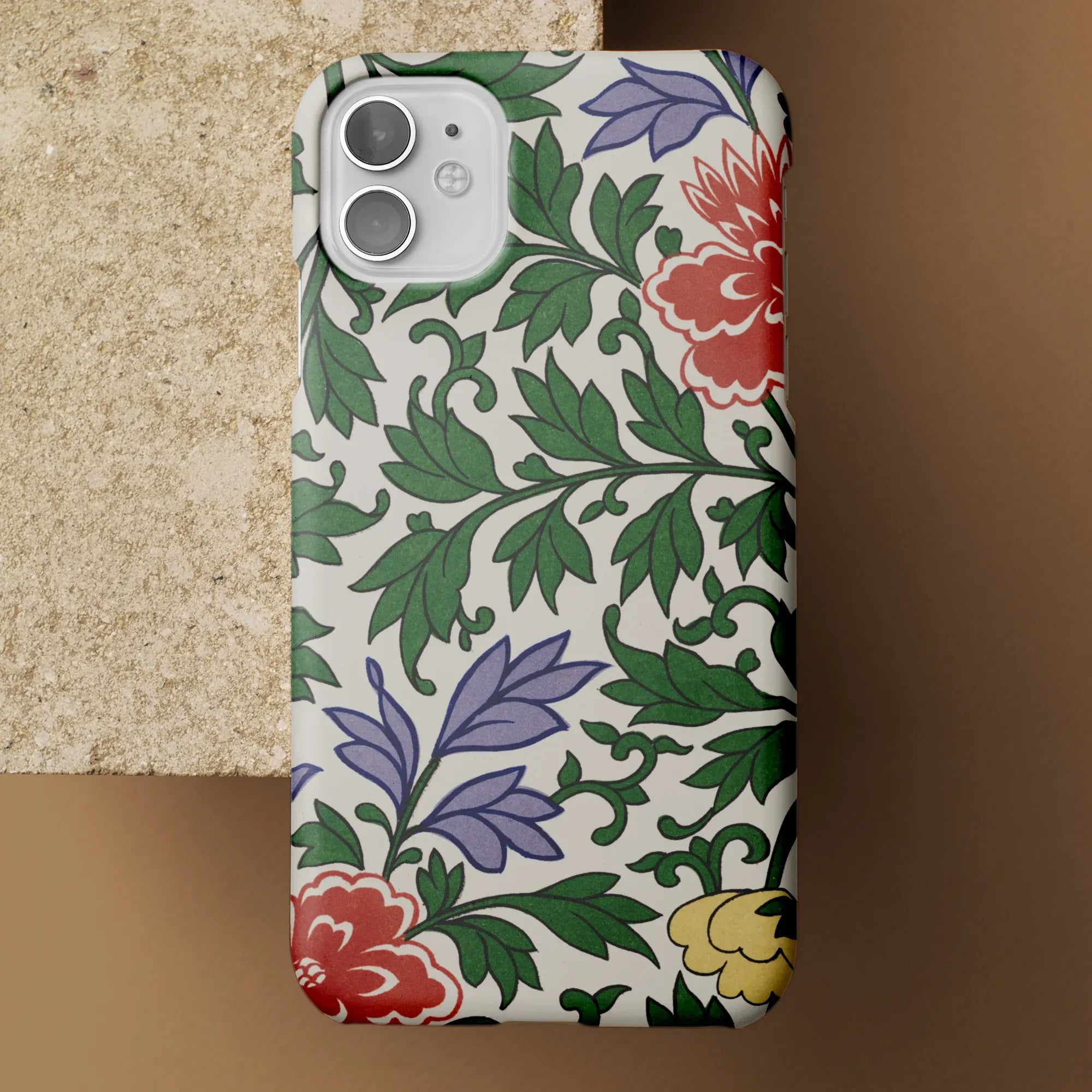 Chinese Aesthetic Botanical Pattern Phone Case - Owen Jones - Mobile Phone Cases - Aesthetic Art
