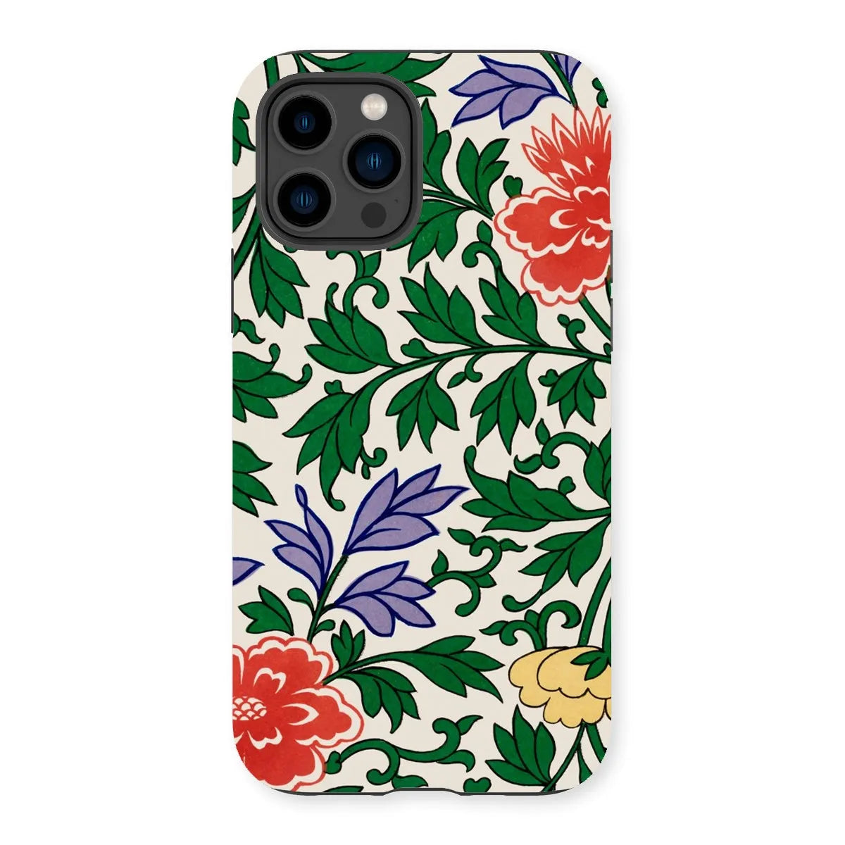 Chinese Aesthetic Botanical Pattern Phone Case - Owen Jones - Iphone 14 Pro / Matte - Mobile Phone Cases - Aesthetic Art