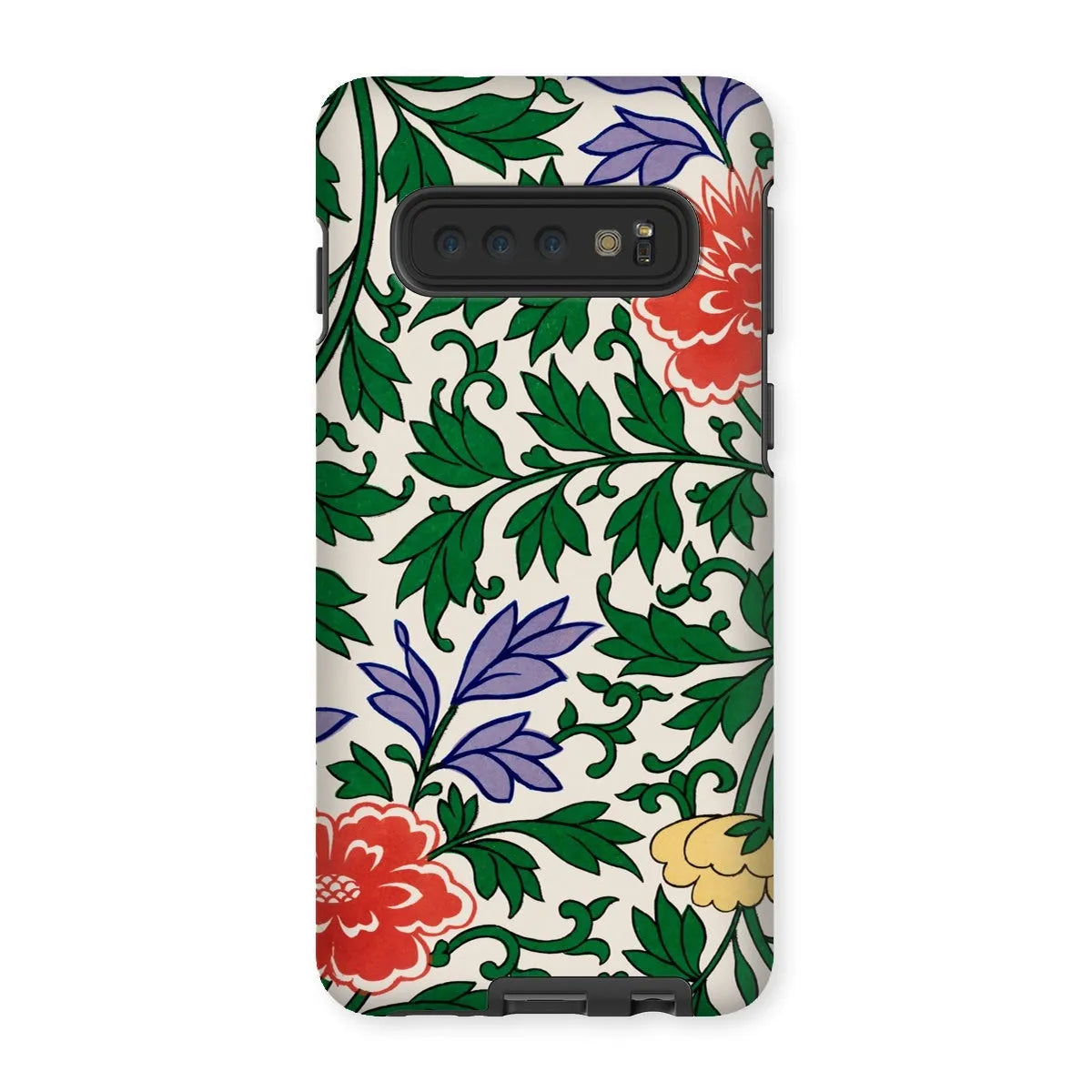 Chinese Aesthetic Botanical Pattern Phone Case - Owen Jones - Samsung Galaxy S10 / Matte - Mobile Phone Cases