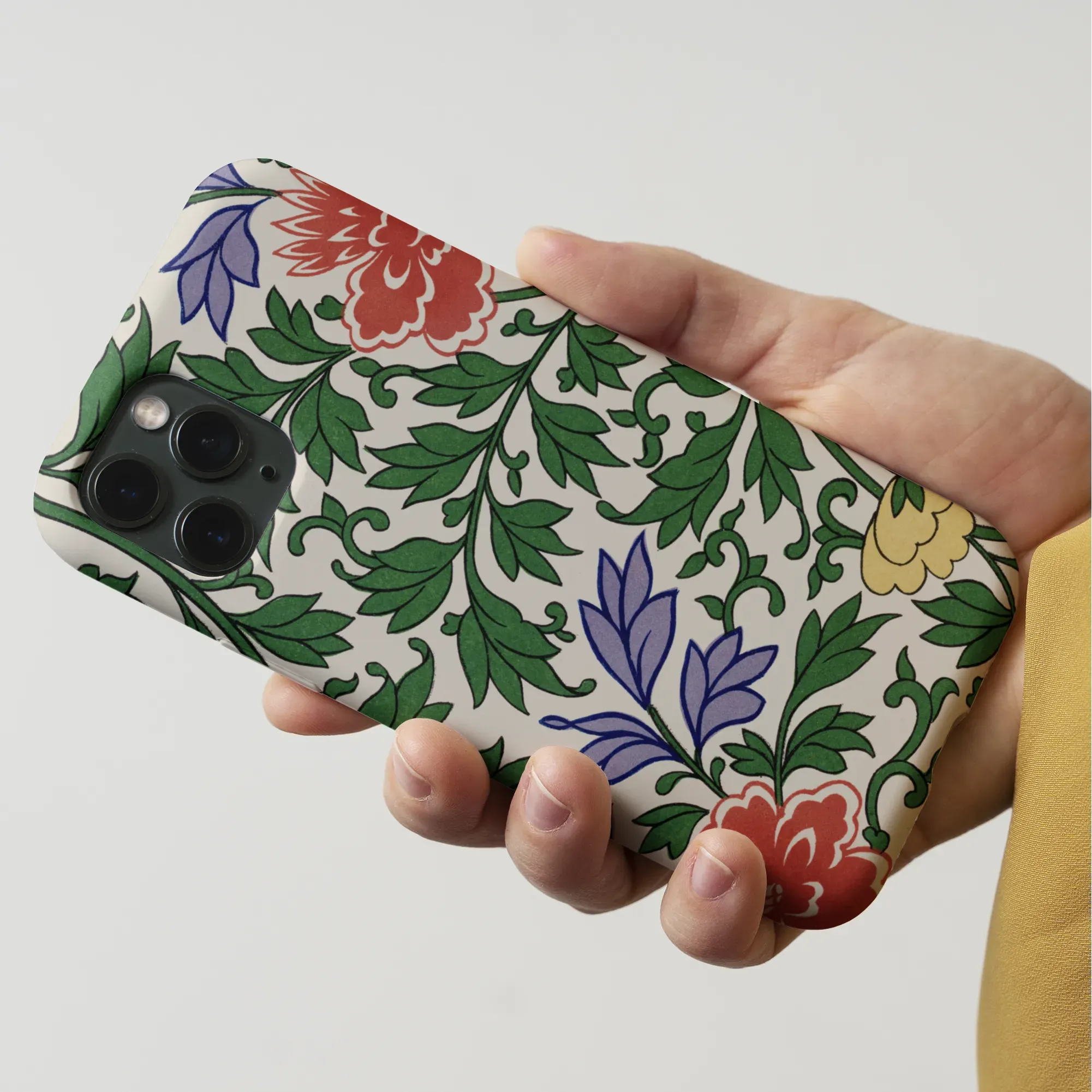Chinese Aesthetic Botanical Pattern Phone Case - Owen Jones - Mobile Phone Cases - Aesthetic Art
