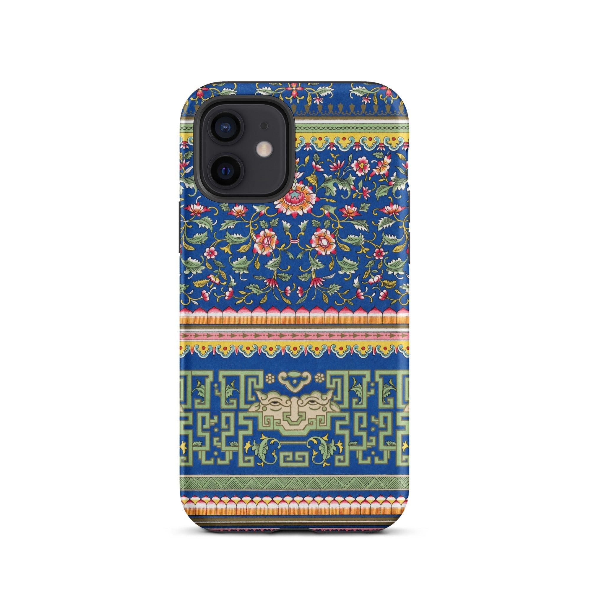 Chinese Aesthetic Pattern Owen Jones Iphone Case, 12 / Matte, Floral Geometric Patterned Phone Case
