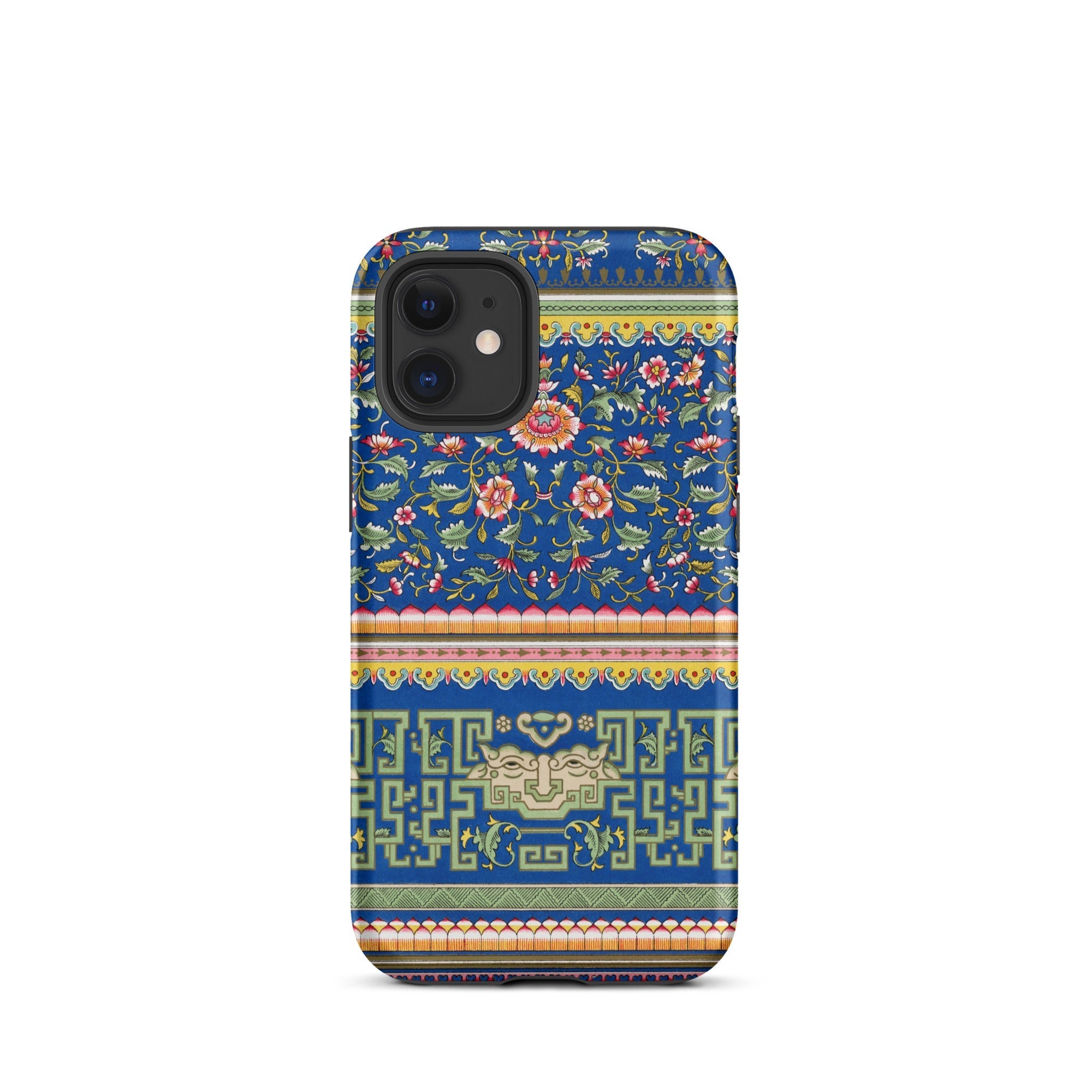 Chinese Aesthetic Pattern Owen Jones Iphone Case, 12 Mini / Matte, Floral Geometric Patterned Phone Case