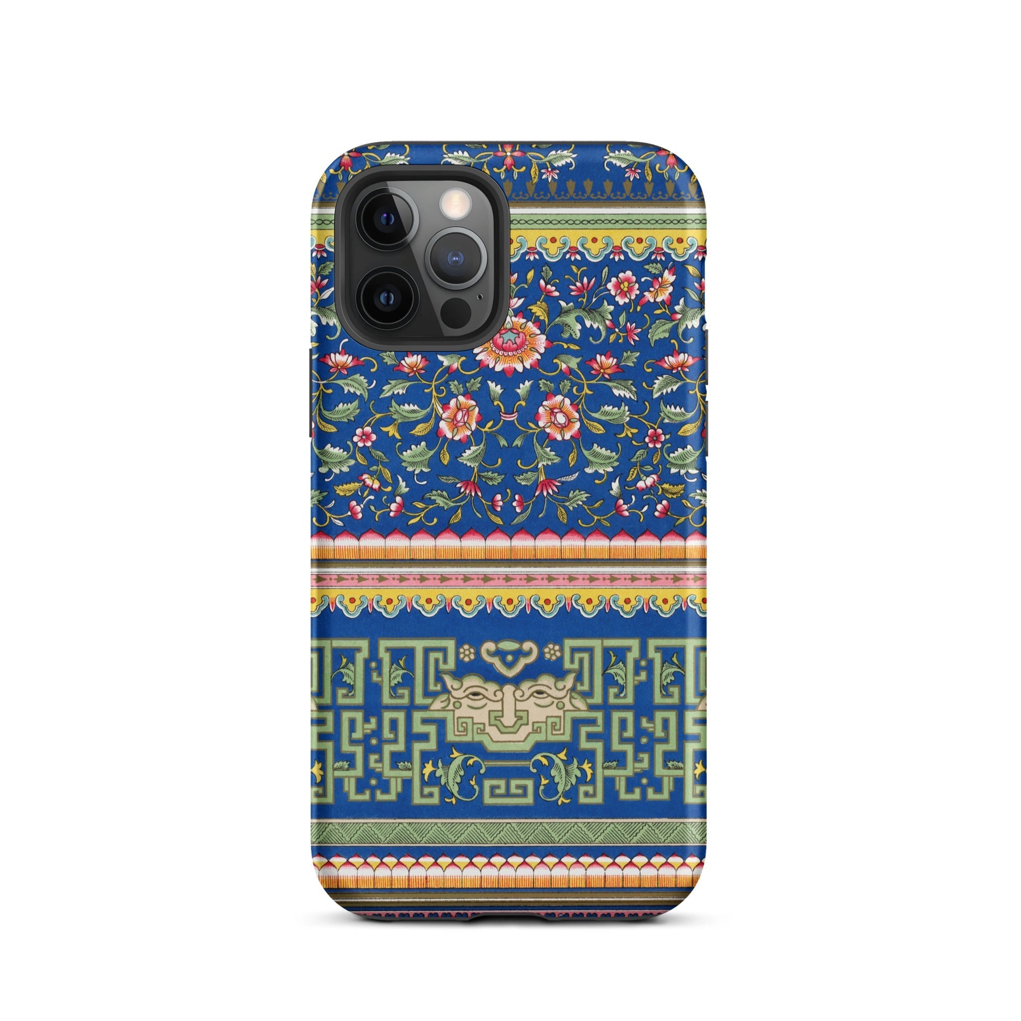 Chinese Aesthetic Pattern Owen Jones Iphone Case, 12 Pro / Matte, Floral Geometric Patterned Phone Case