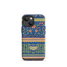 Chinese Aesthetic Pattern Owen Jones Iphone Case, 13 Mini / Matte, Blue Floral Geometric Patterned Phone Case