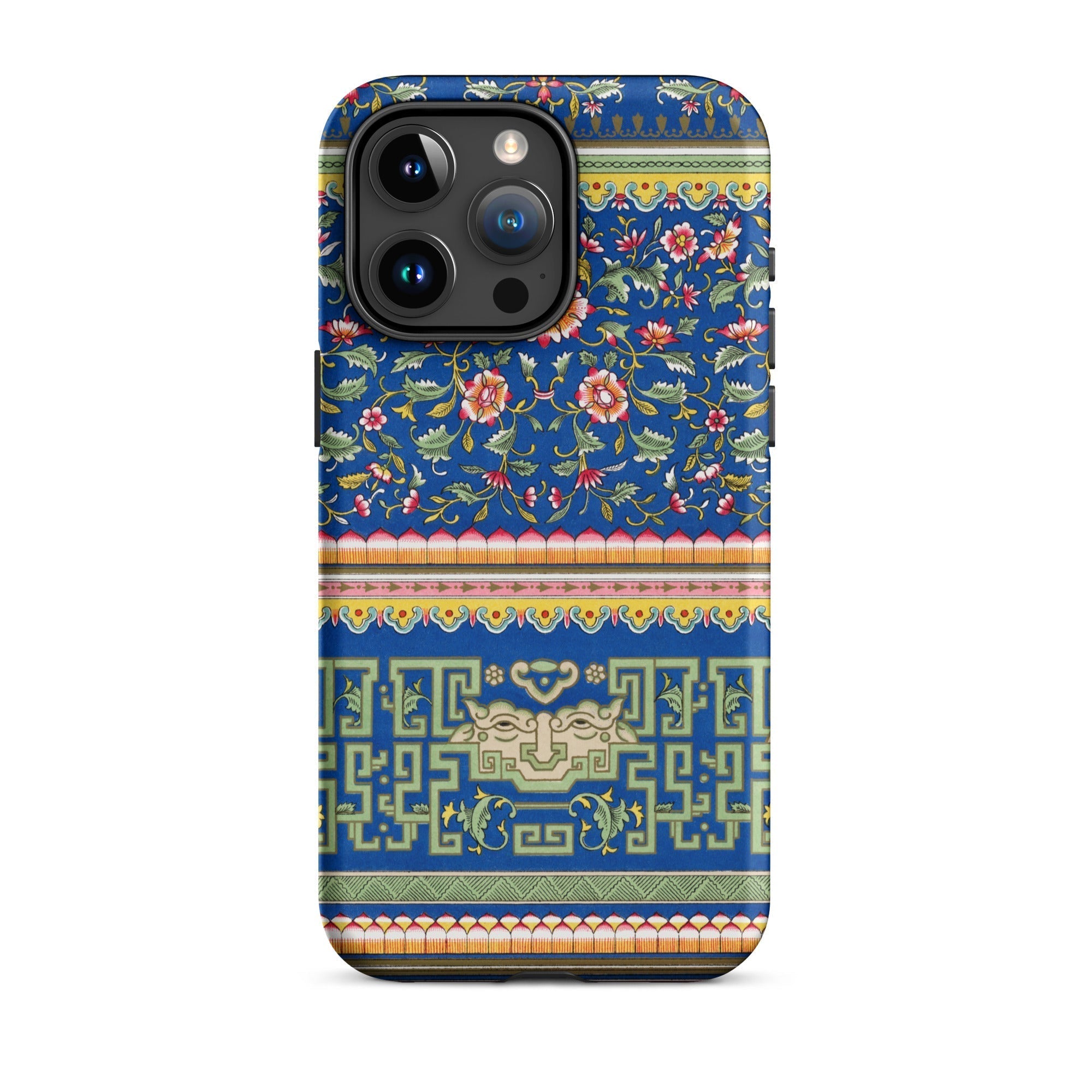 Chinese Aesthetic Pattern Owen Jones Iphone Case, 15 Pro Max / Matte, Floral Geometric Patterned Phone Case