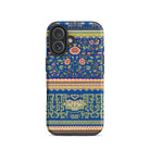 Chinese Aesthetic Pattern Owen Jones Iphone Case, 16 / Matte, Blue Floral Geometric Patterned Phone Case