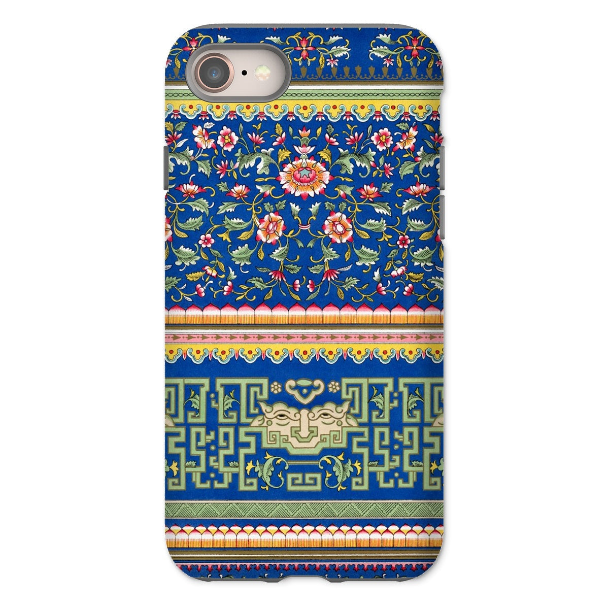 Chinese Aesthetic Pattern Owen Jones Iphone Case, 8 / Matte, Ornate Phone Case Intricate Floral Geometric Patterns Vibrant
