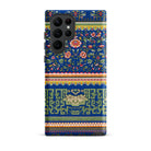 Chinese Aesthetic Pattern Owen Jones Samsung Case, Galaxy S22 Ultra / Matte, Smartphone Case Intricate Floral Geometric Pattern Blue Green