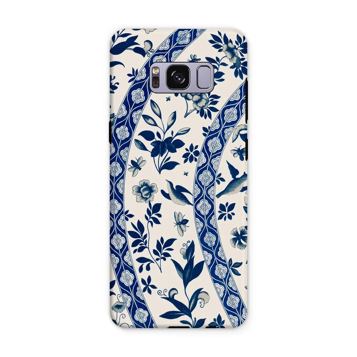 Chinese Blue & White Bird Pattern Art Phone Case - Owen Jones - Samsung Galaxy S8 Plus / Matte - Mobile Phone Cases