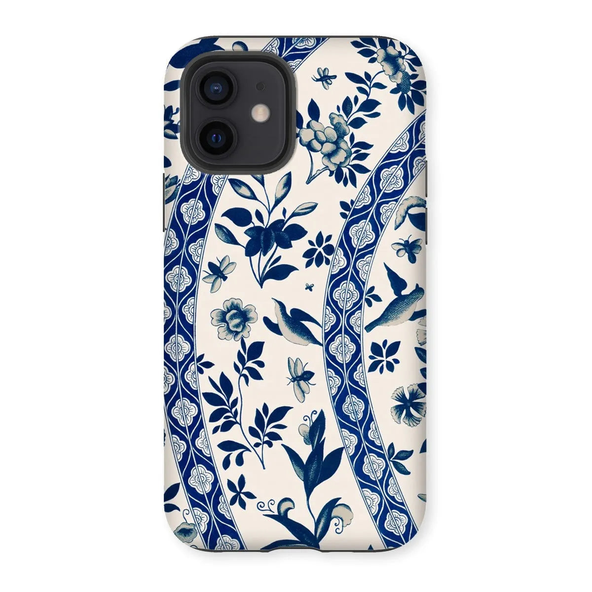 Chinese Blue & White Bird Pattern Art Phone Case - Owen Jones - Iphone 12 / Matte - Mobile Phone Cases - Aesthetic Art