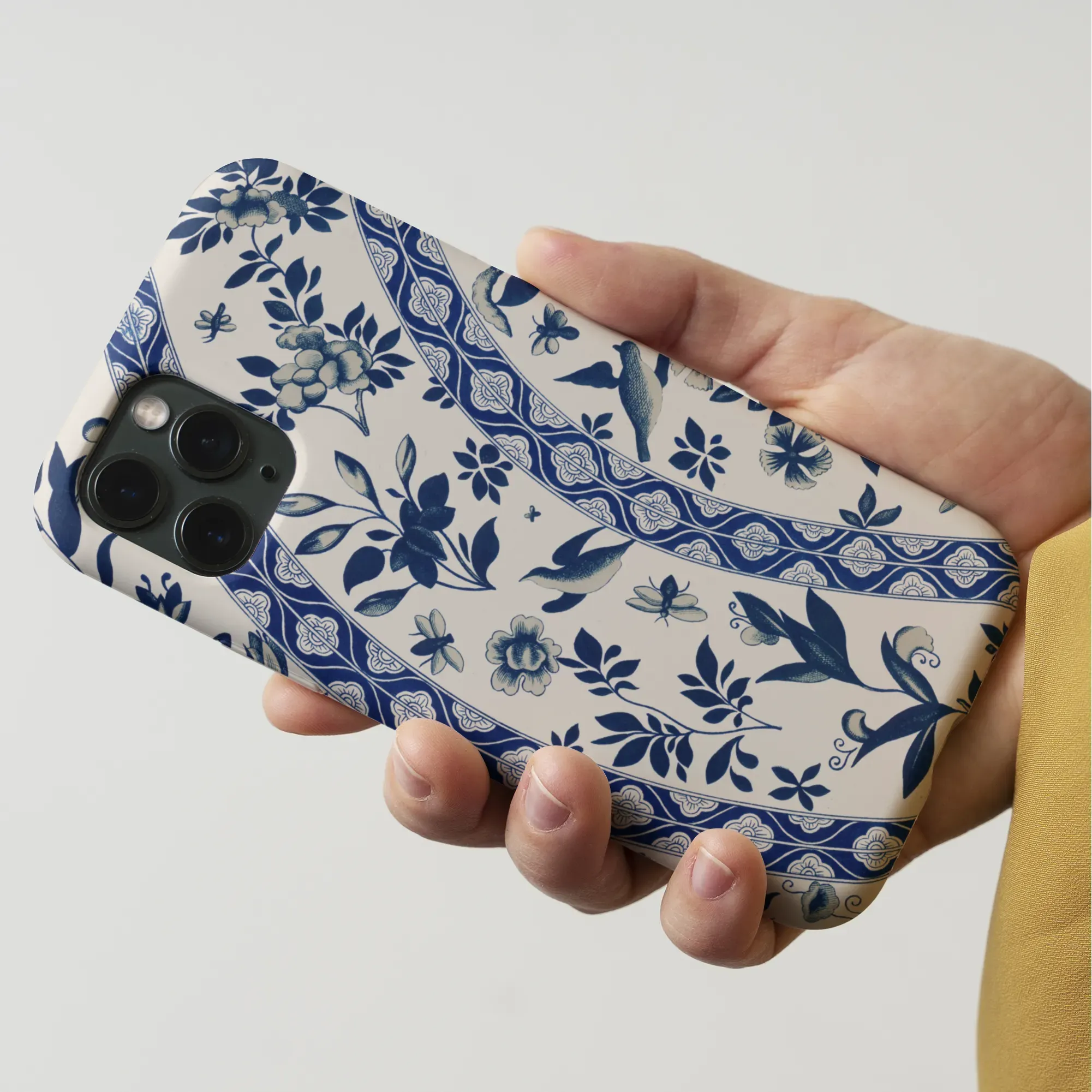 Chinese Blue & White Bird Pattern Art Phone Case - Owen Jones - Mobile Phone Cases - Aesthetic Art