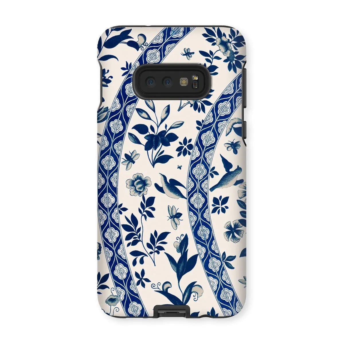 Chinese Blue & White Bird Pattern Art Phone Case - Owen Jones - Samsung Galaxy S10e / Matte - Mobile Phone Cases