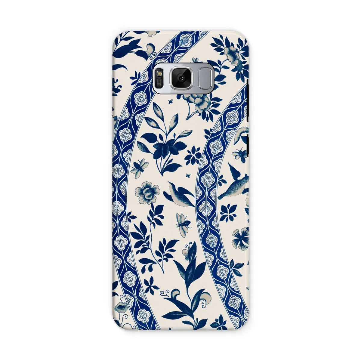 Chinese Blue & White Bird Pattern Art Phone Case - Owen Jones - Samsung Galaxy S8 / Matte - Mobile Phone Cases