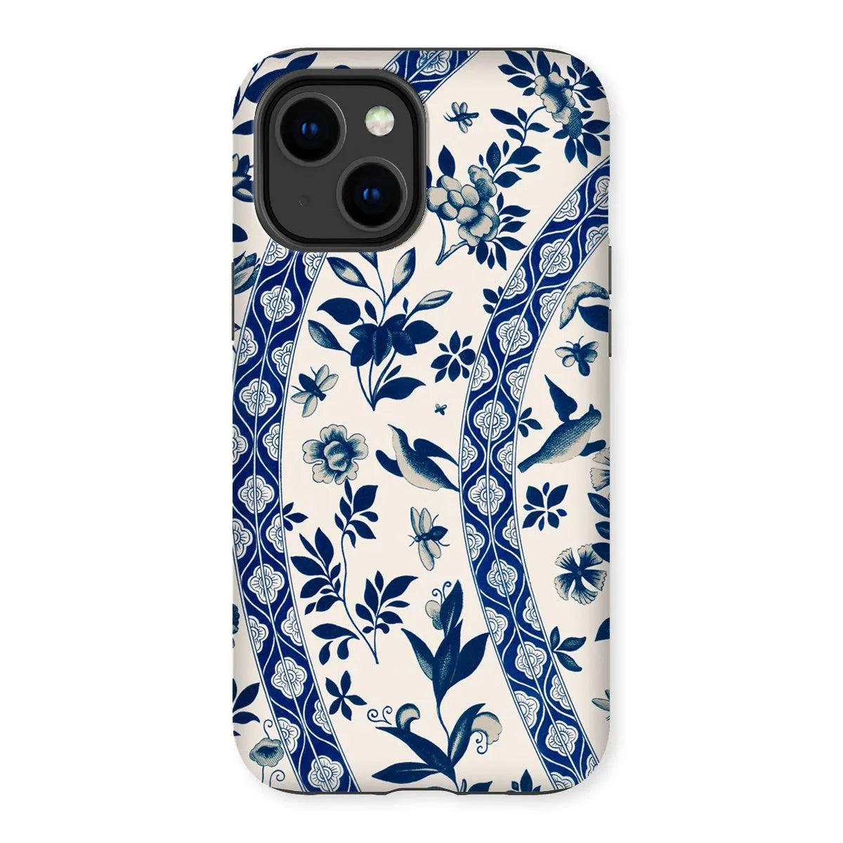 Chinese Blue & White Bird Pattern Art Phone Case - Owen Jones - Iphone 14 Plus / Matte - Mobile Phone Cases - Aesthetic
