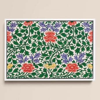 Chinese Botanical Illustration - Owen Jones Art Print / Canvas, 18x12’’ / 46x31cm / White Frame, Posters Prints & Visual Artwork, Toby Leon