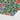 Rectangular Placemat Vibrant Floral Pattern Red Purple Green Owen Jones, Chinese Botanical Illustration, Lush Tapestry