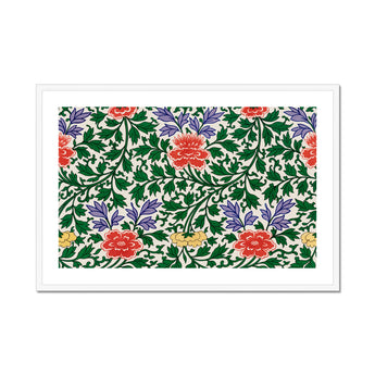Chinese Botanical Illustration - Owen Jones Art Print, Floral Pattern Framed Print