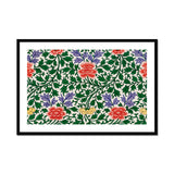 Chinese Botanical Illustration - Owen Jones Art Print, Framed Floral Pattern