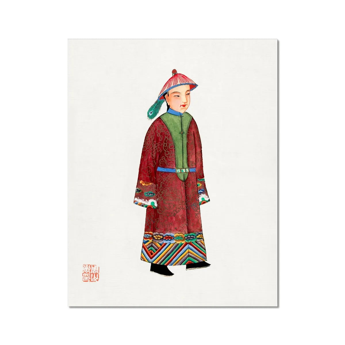 Chinese Dandy Fine Art Print - Posters Prints & Visual Artwork - Aesthetic Art