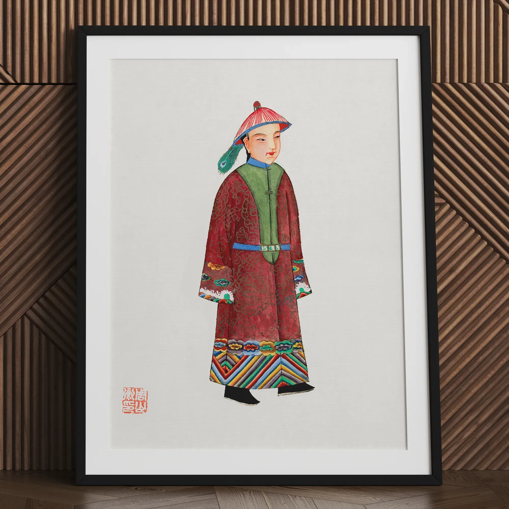 Chinese Dandy Framed & Mounted Print - Posters Prints & Visual Artwork - Aesthetic Art