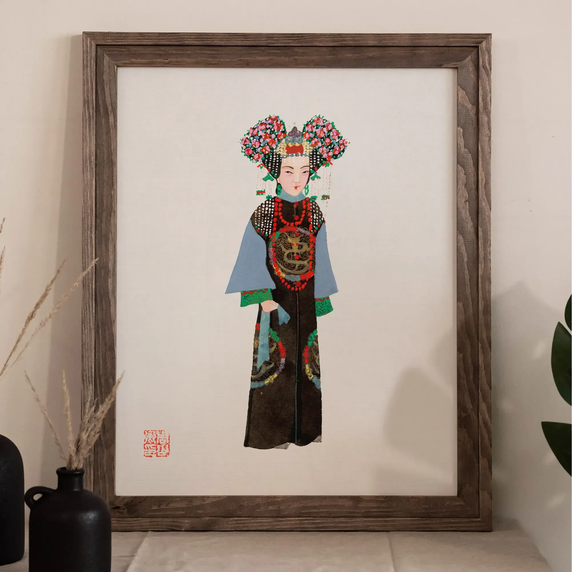 Chinese Empress Fine Art Print - Posters Prints & Visual Artwork - Aesthetic Art