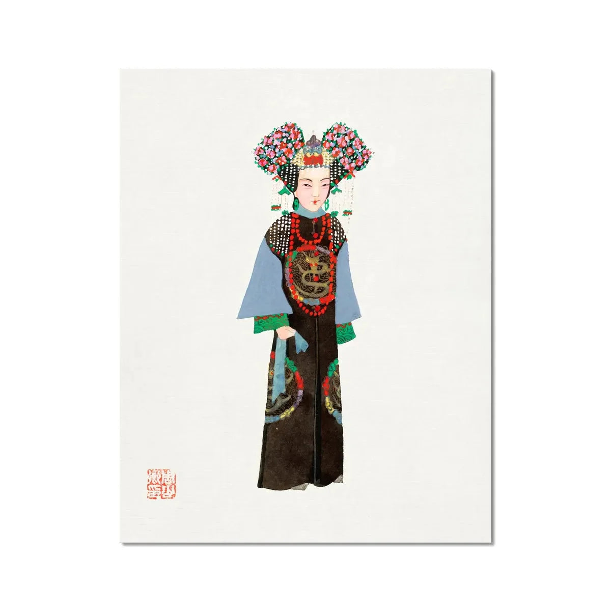 Chinese Empress Fine Art Print - 11’x14’ - Posters Prints & Visual Artwork - Aesthetic Art