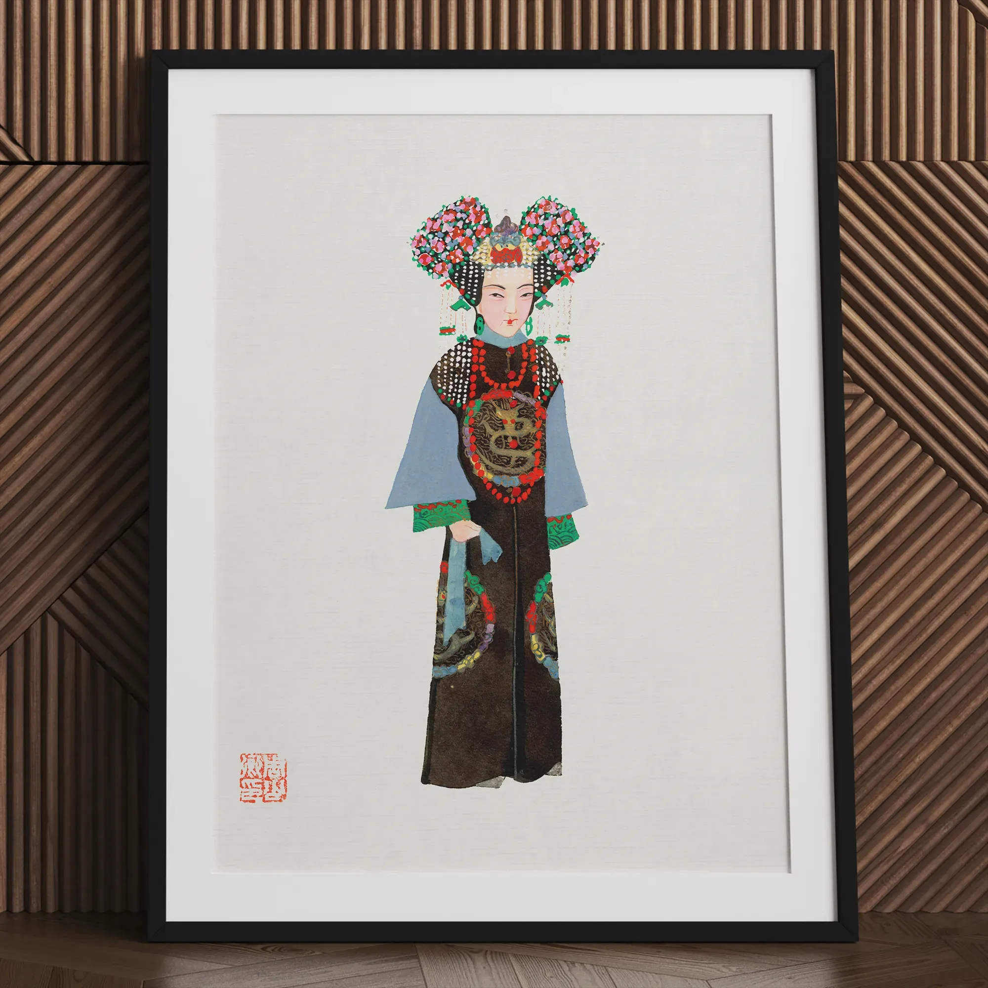 Chinese Empress - Framed Fine Art Print - Posters Prints & Visual Artwork - Aesthetic Art