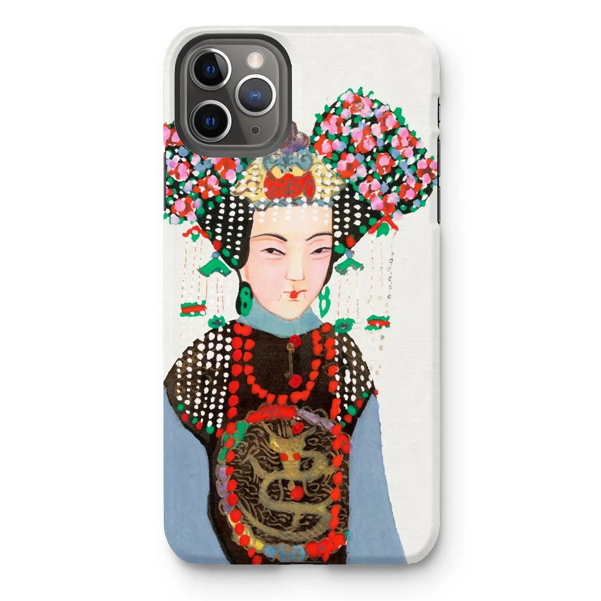 Chinese Empress - Manchu Art Phone Case - Iphone 11 Pro Max / Matte - Mobile Phone Cases - Aesthetic Art