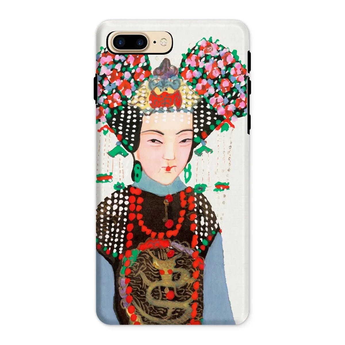 Chinese Empress - Manchu Art Phone Case - Iphone 8 Plus / Matte - Mobile Phone Cases - Aesthetic Art